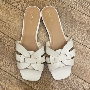 Ivory sandals